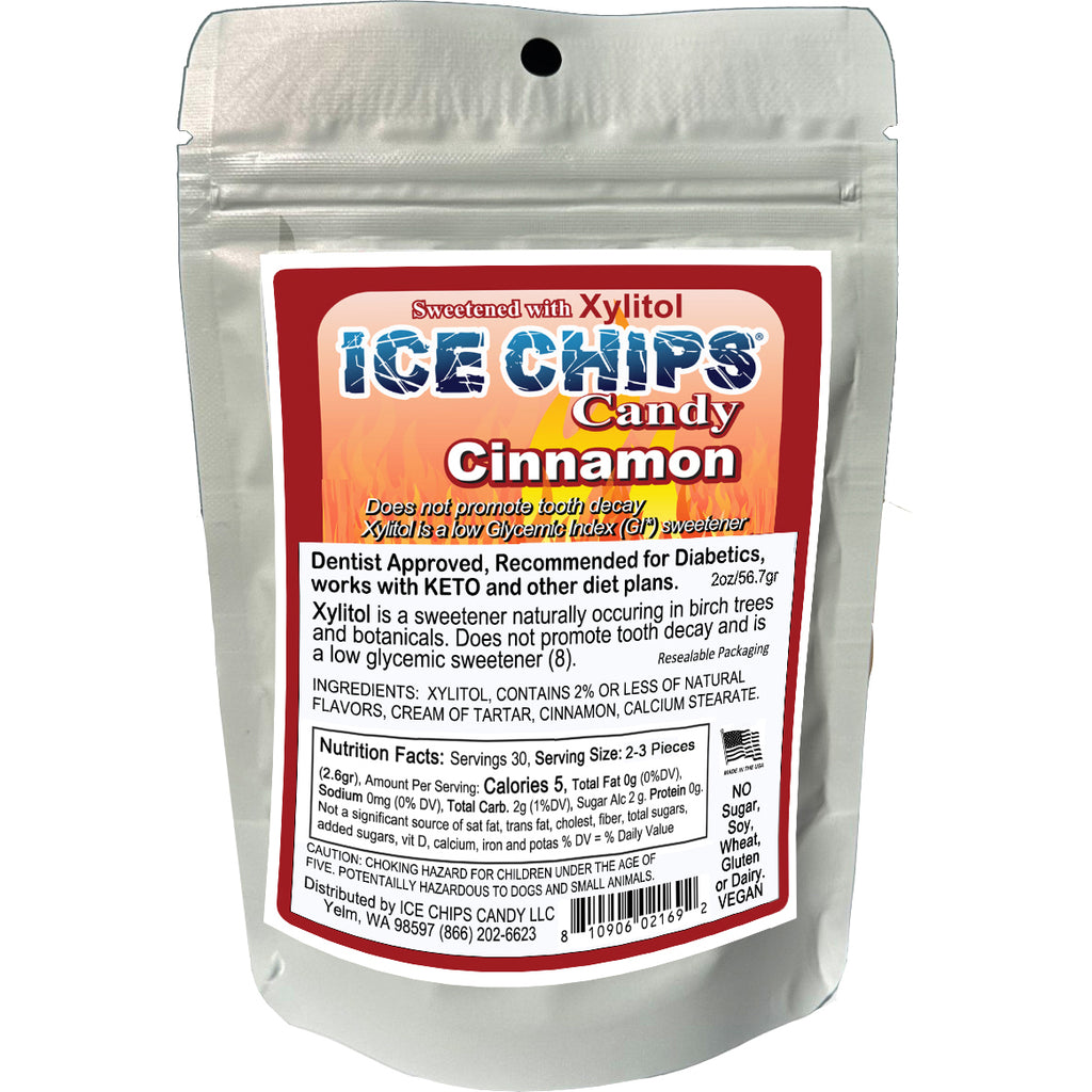 ICE CHIPS® Cinnamon Xylitol Candy