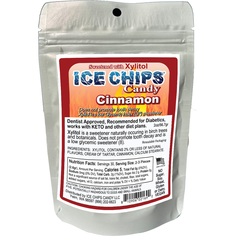 ICE CHIPS® Cinnamon Xylitol Candy