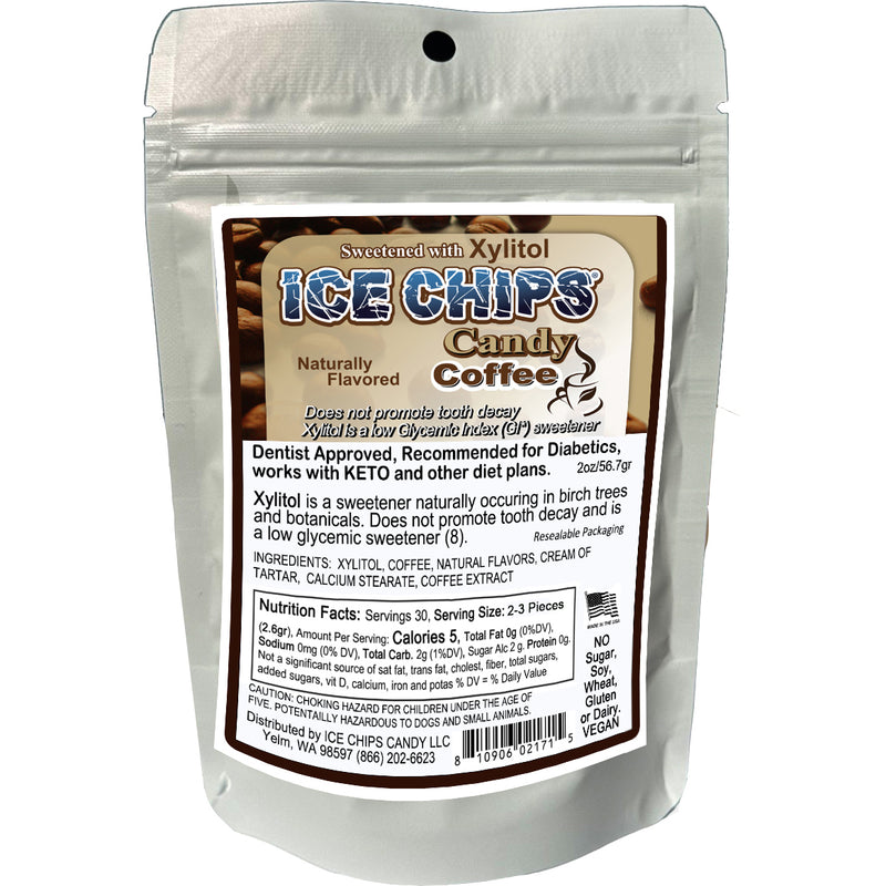 ICE CHIPS® Coffee Xylitol Candy