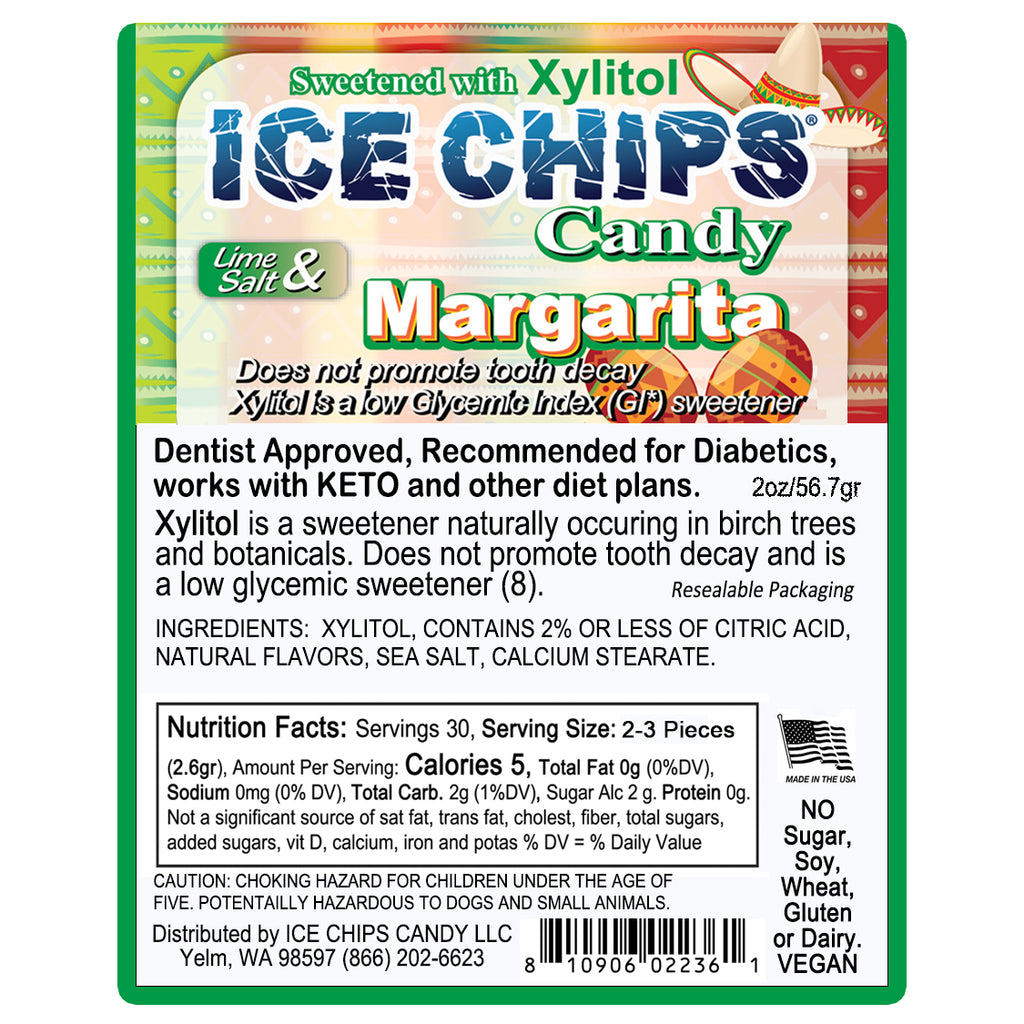 ICE CHIPS® Margarita Xylitol Candy