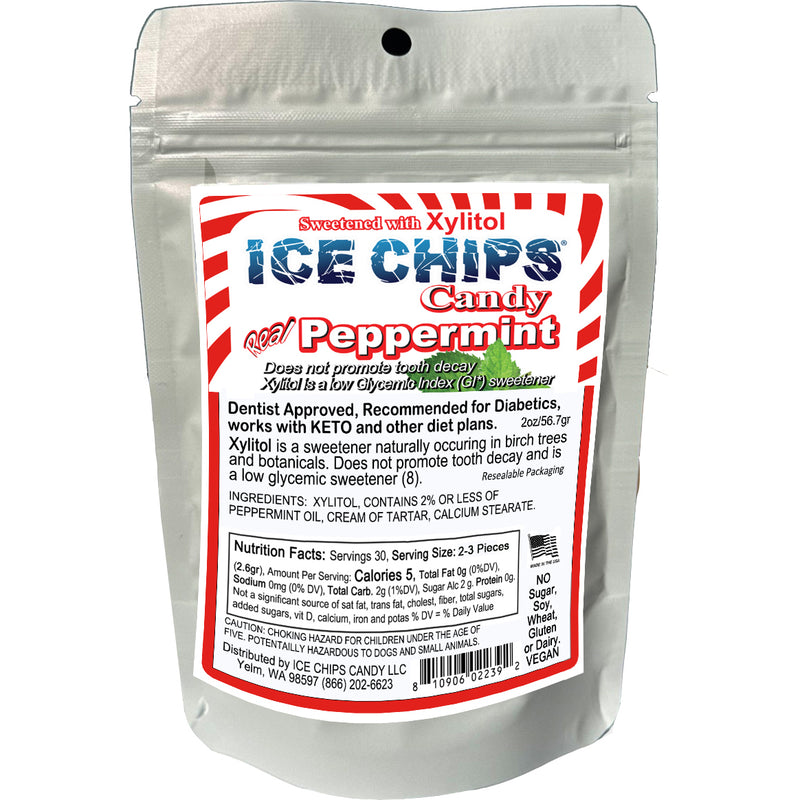 ICE CHIPS® Peppermint Xylitol Mints