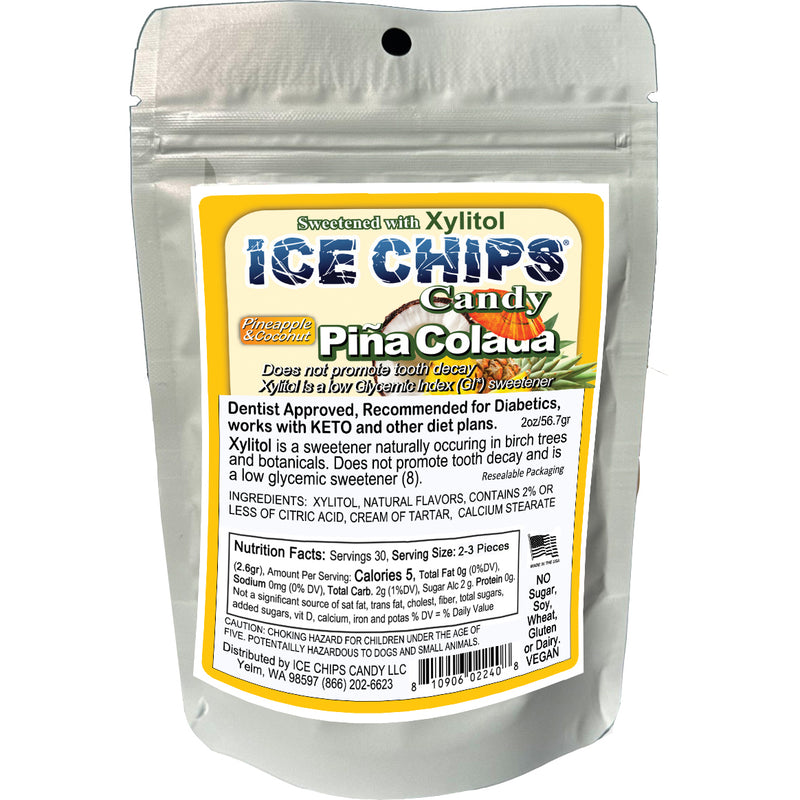 ICE CHIPS® Pina Colada Xylitol Candy