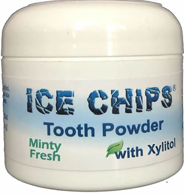 ICE CHIPS® Whitening Tooth Powder