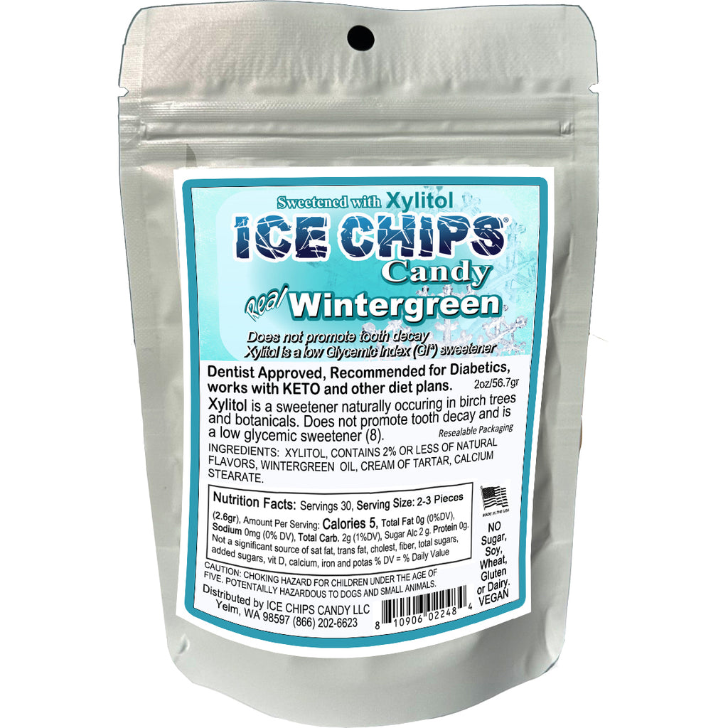ICE CHIPS® Wintergreen Xylitol Mints