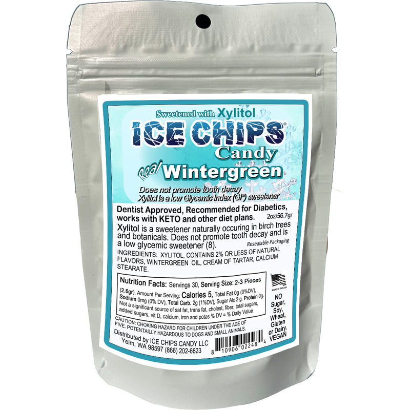 ICE CHIPS® Wintergreen Xylitol Mints